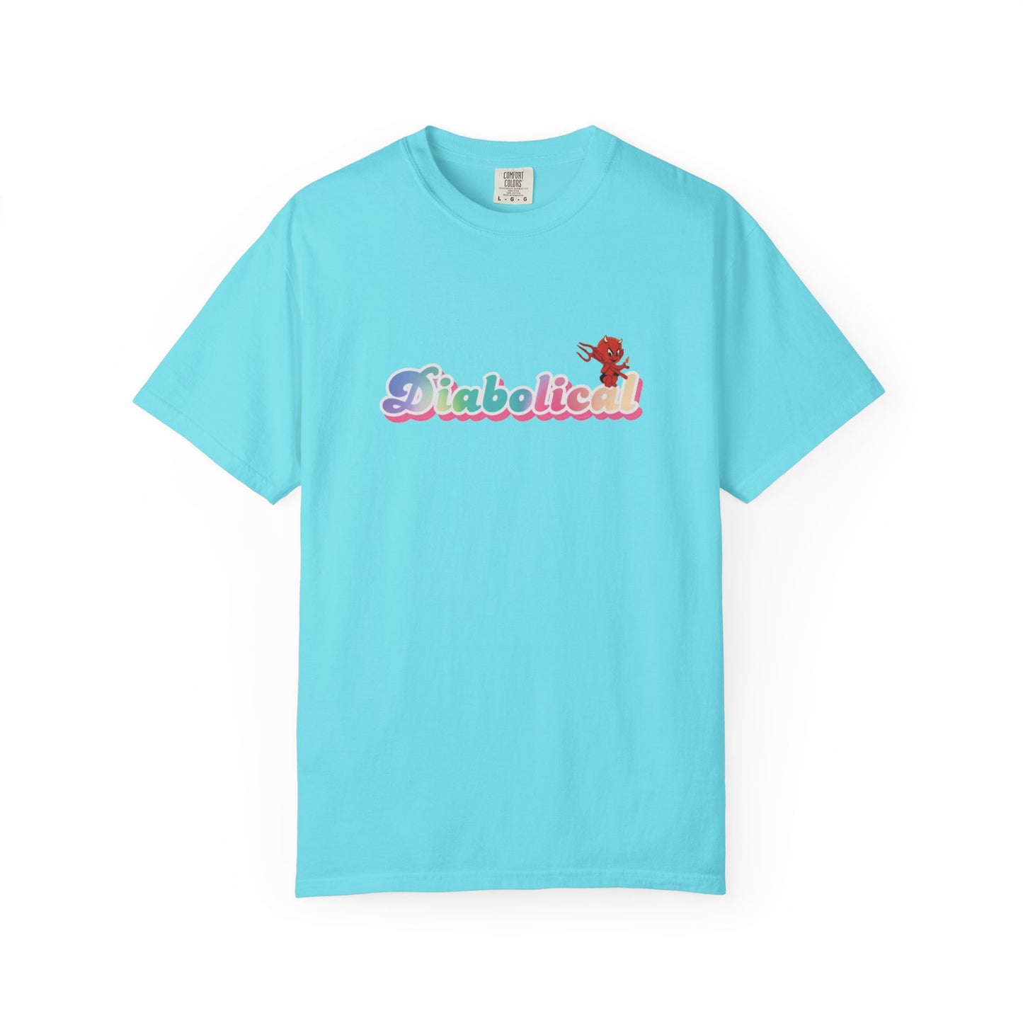 Diabolical Unisex Garment-Dyed T-Shirt | Trendy Graphic Tee, Unique Gift, Casual Wear, Summer Outing, Streetwear Fashion