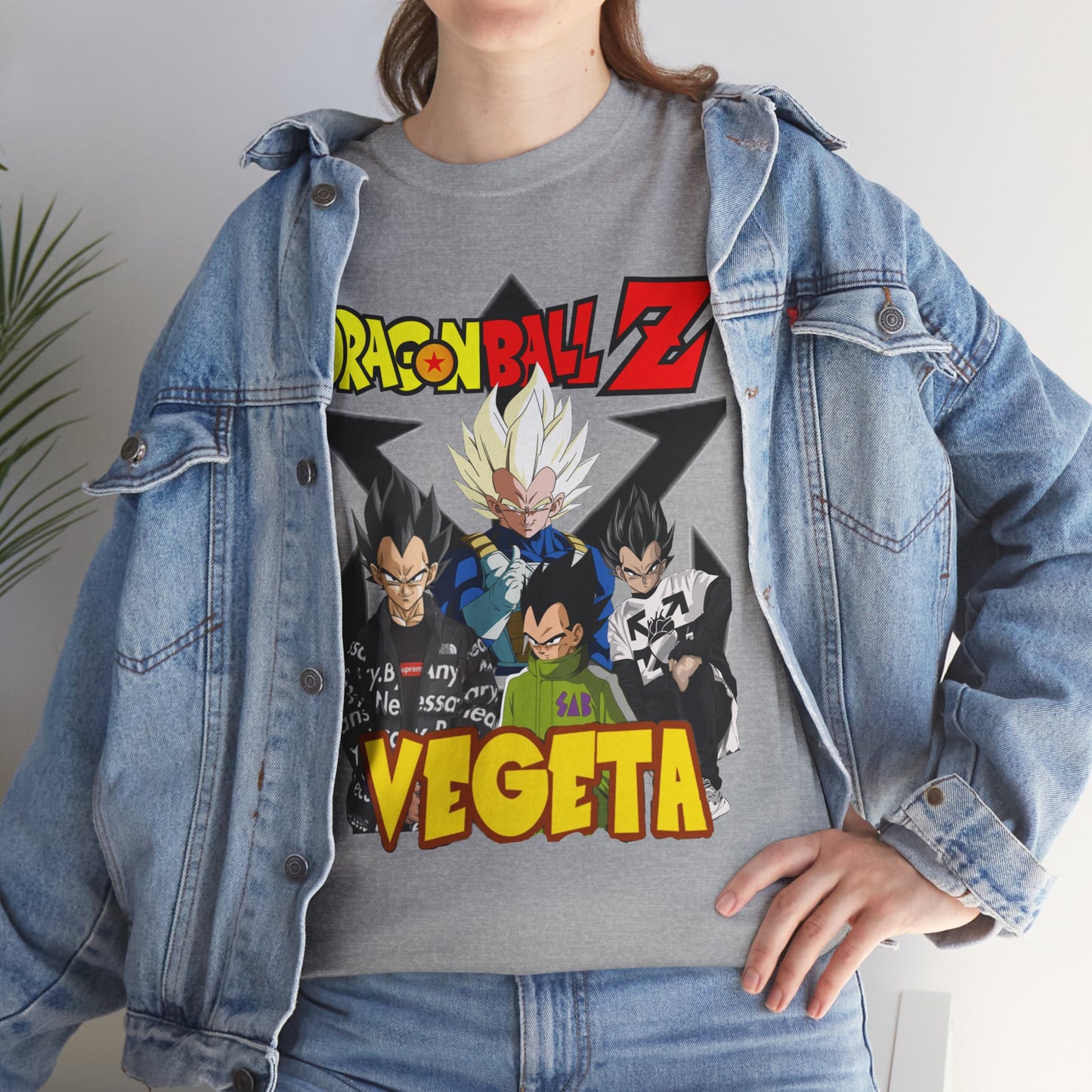 Dragon Ball Z Unisex Heavy Cotton Tee - Perfect for Gamers, Anime Lovers, Casual Outfits, Gifts, Streetwear
