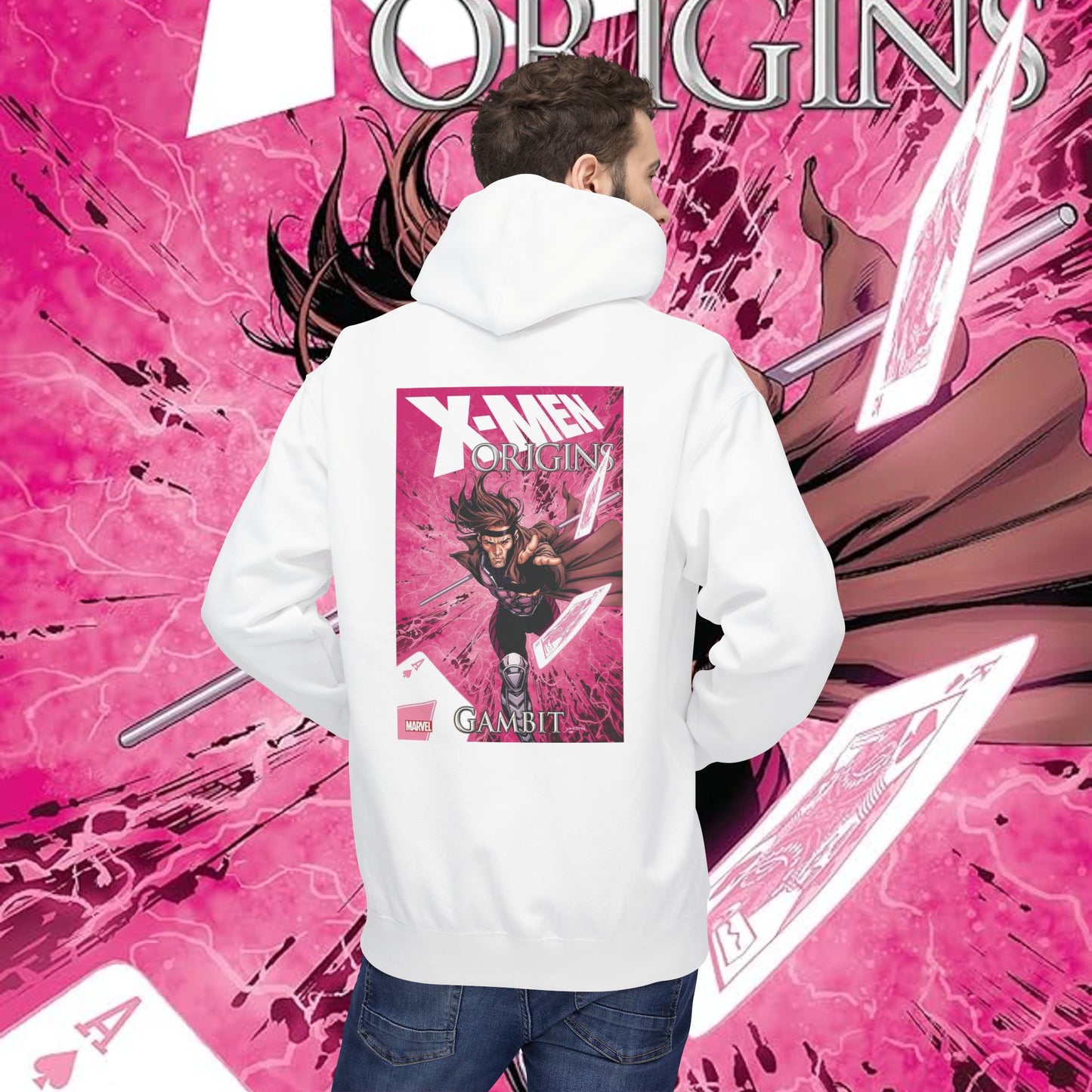 Copy of Comic-Inspired Fleece Hoodie, Graphic Sweatshirt for Casual Style, Manga Fan Apparel, Unique Gift for Her, Unisex Comic Hoodie