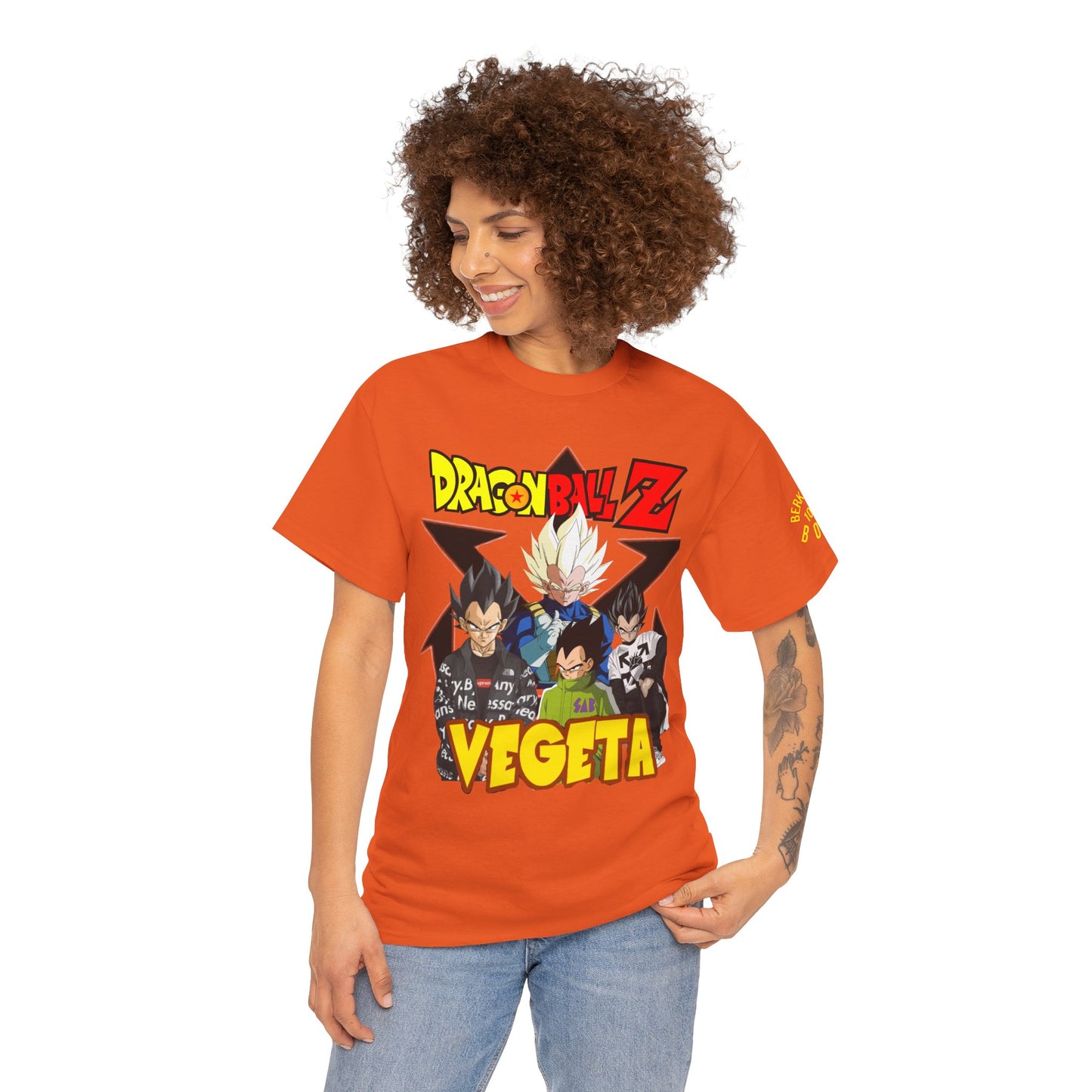 Dragon Ball Z Unisex Heavy Cotton Tee - Perfect for Gamers, Anime Lovers, Casual Outfits, Gifts, Streetwear