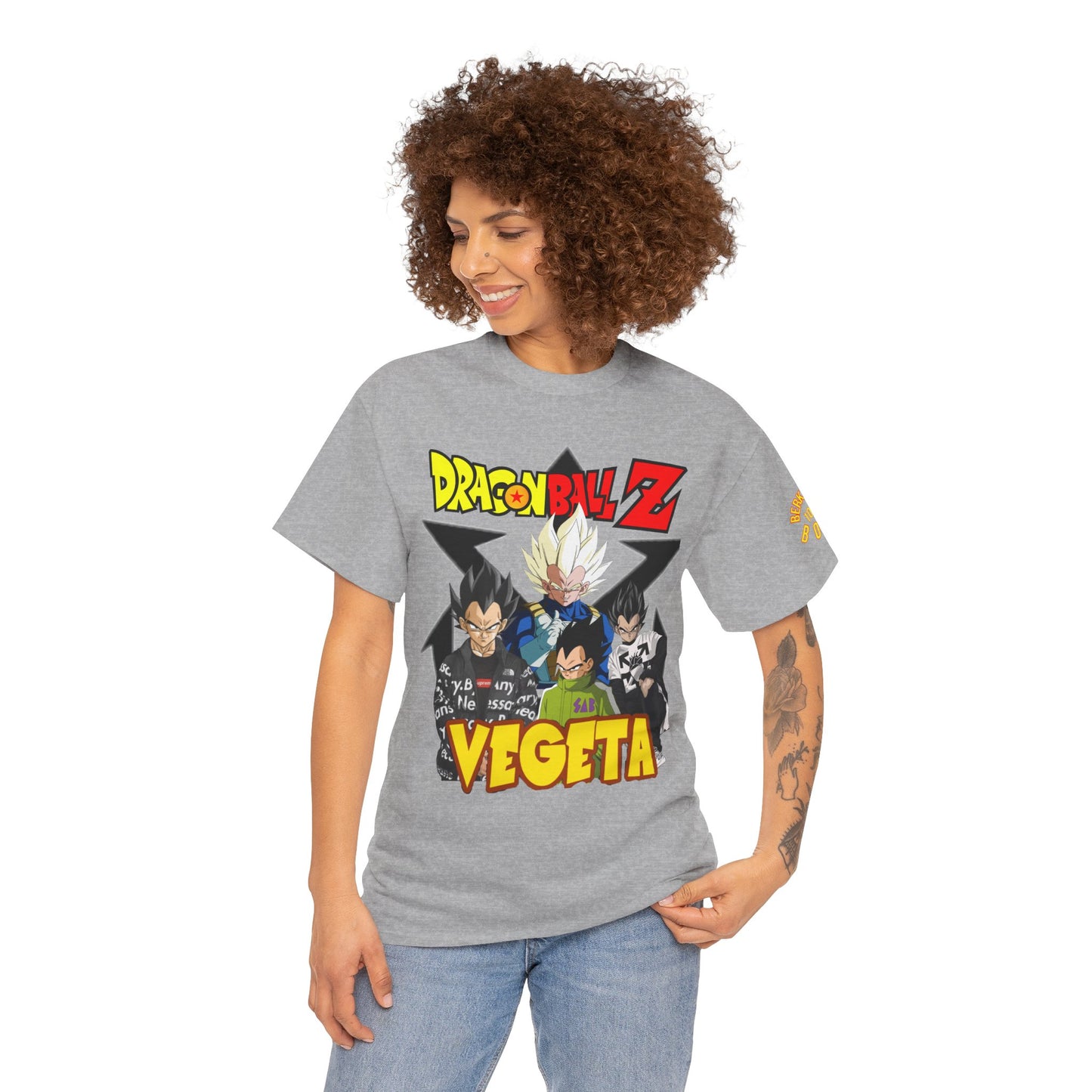 Dragon Ball Z Unisex Heavy Cotton Tee - Perfect for Gamers, Anime Lovers, Casual Outfits, Gifts, Streetwear