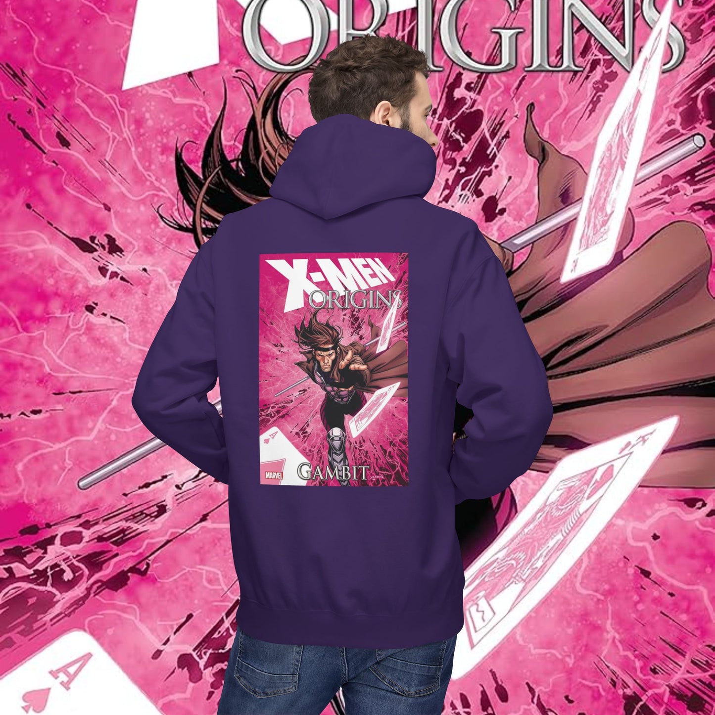 Copy of Comic-Inspired Fleece Hoodie, Graphic Sweatshirt for Casual Style, Manga Fan Apparel, Unique Gift for Her, Unisex Comic Hoodie