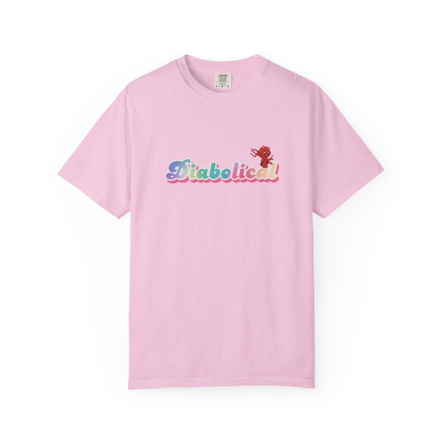 Diabolical Unisex Garment-Dyed T-Shirt | Trendy Graphic Tee, Unique Gift, Casual Wear, Summer Outing, Streetwear Fashion