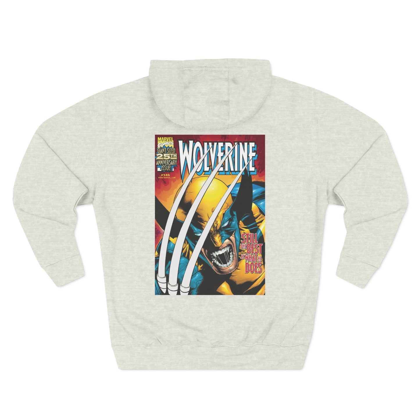Wolverine Graphic Hoodie - Retro Comic-Inspired Fleece Sweatshirt