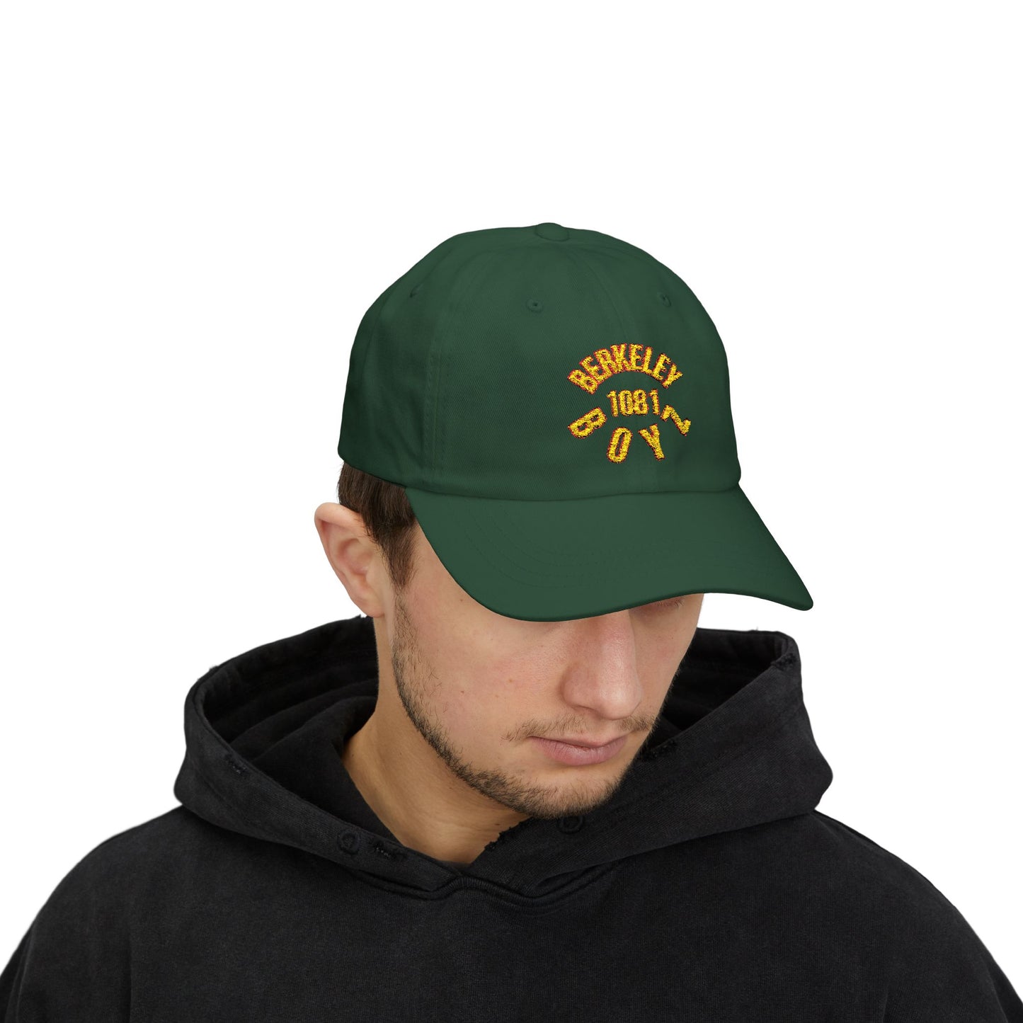 Stylish Embroidered Dad Cap - Berkeley Boy 1981, Casual Headwear, Gift for Dads, Summer Fashion, Outdoor Activities, Vintage Style