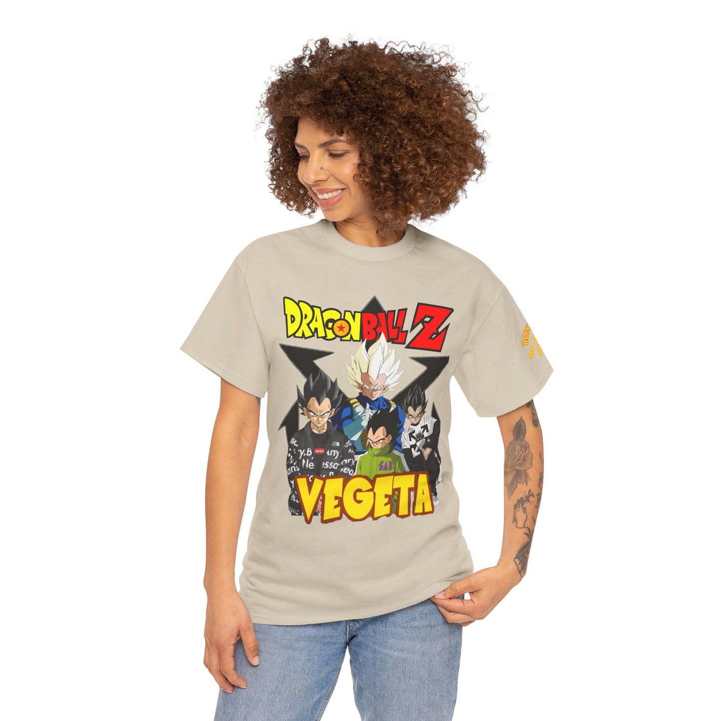 Dragon Ball Z Unisex Heavy Cotton Tee - Perfect for Gamers, Anime Lovers, Casual Outfits, Gifts, Streetwear