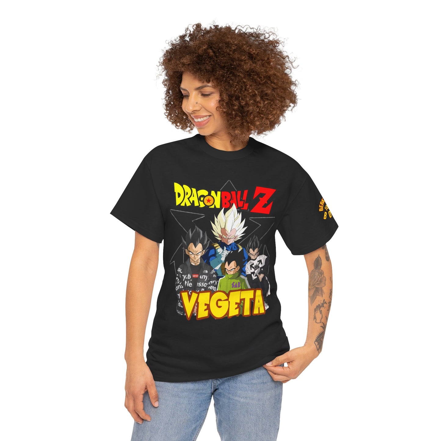Dragon Ball Z Unisex Heavy Cotton Tee - Perfect for Gamers, Anime Lovers, Casual Outfits, Gifts, Streetwear