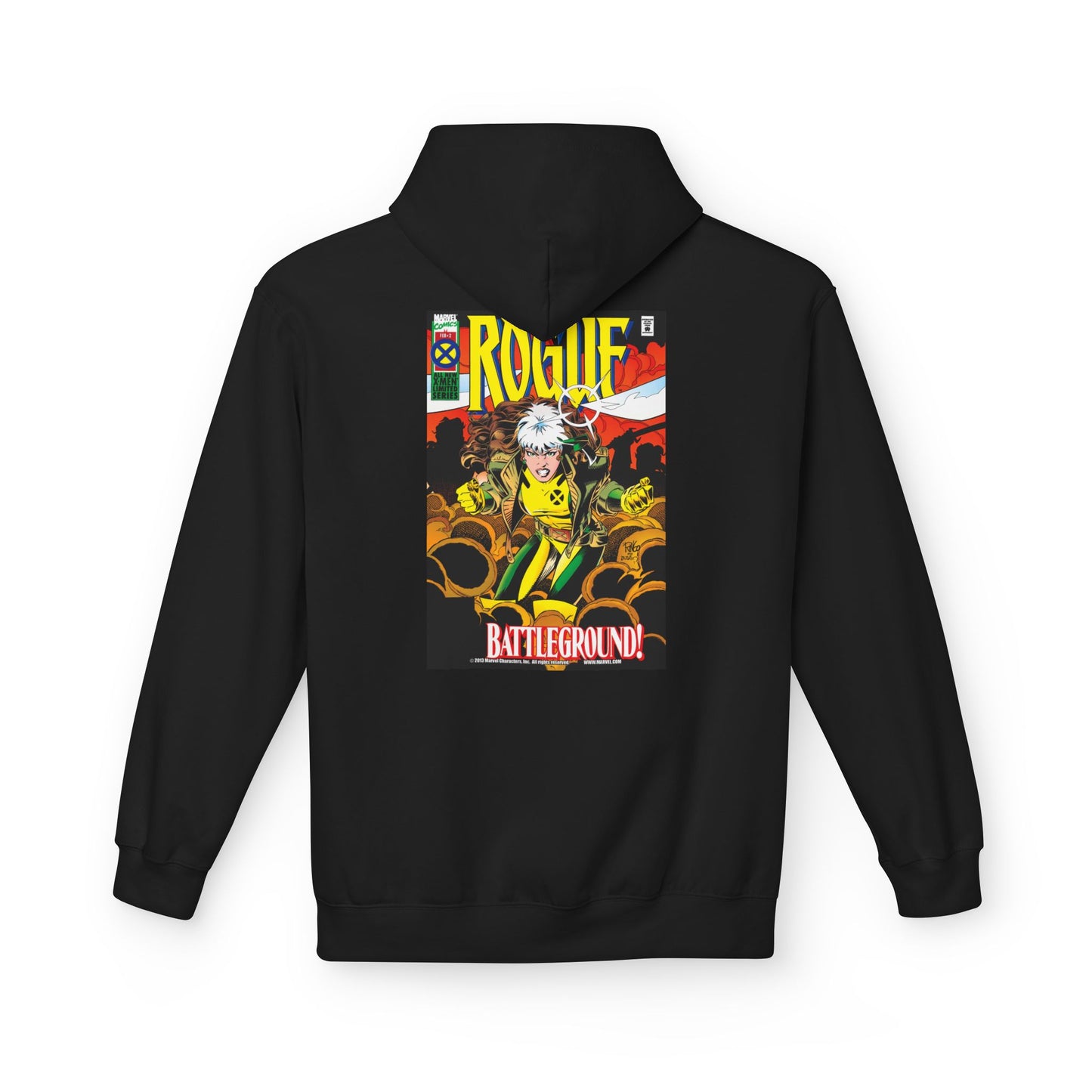 Comic-Inspired Fleece Hoodie, Graphic Sweatshirt for Casual Style, Manga Fan Apparel, Unique Gift for Her, Unisex Comic Hoodie