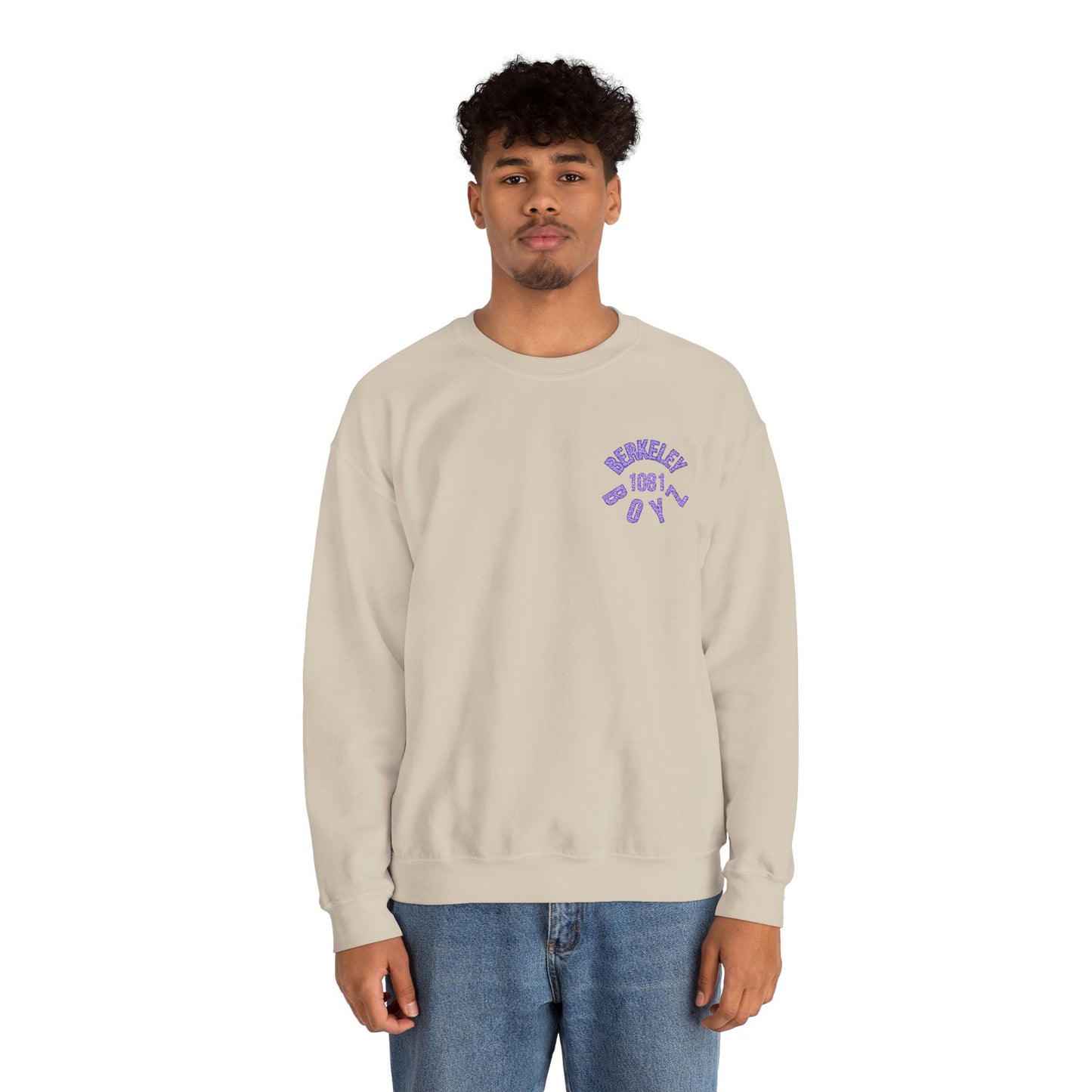 Berkeley Unisex Crewneck Sweatshirt - Casual Comfort, College Apparel, Everyday Wear, Gift for Students, Cozy Sweatshirt