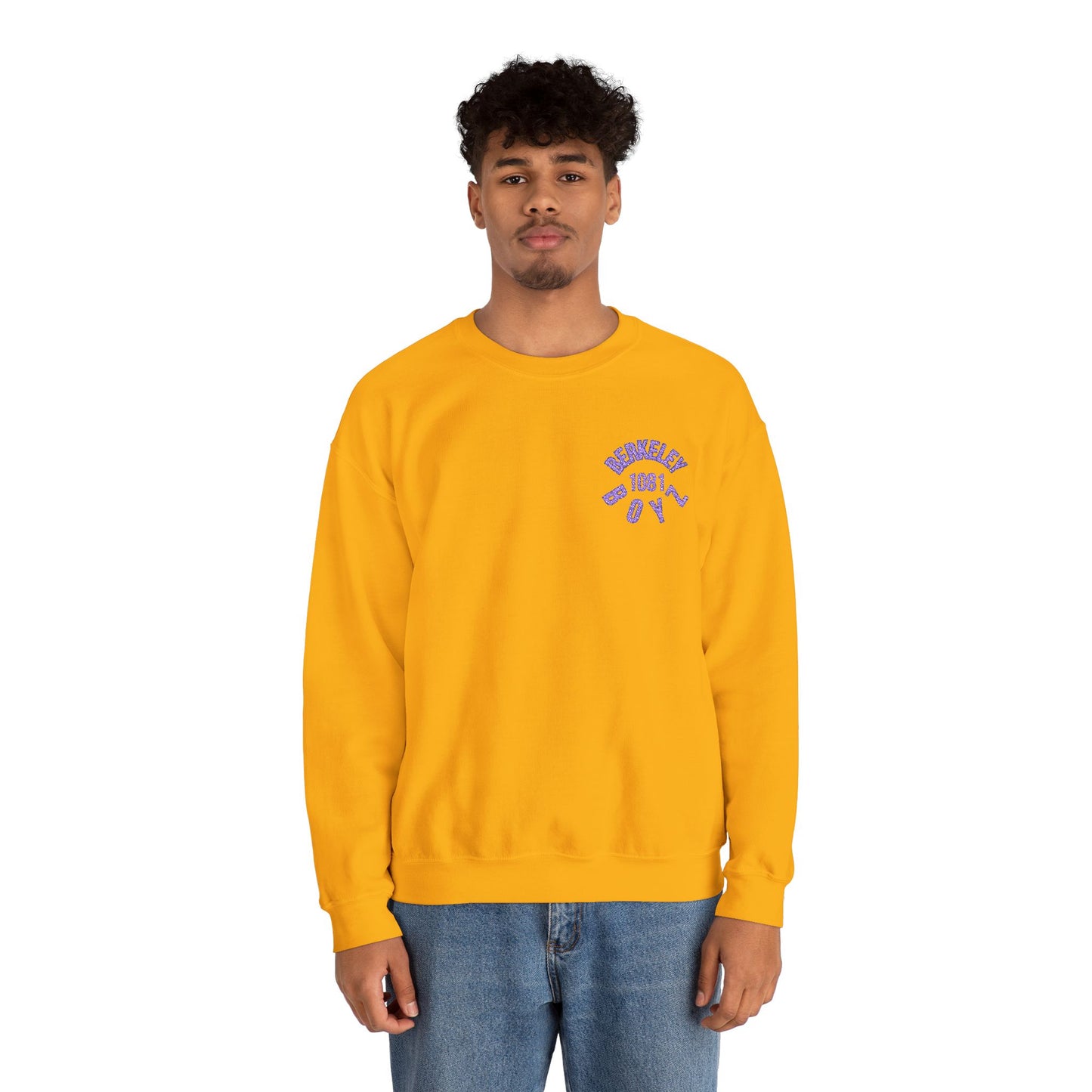 Berkeley Unisex Crewneck Sweatshirt - Casual Comfort, College Apparel, Everyday Wear, Gift for Students, Cozy Sweatshirt