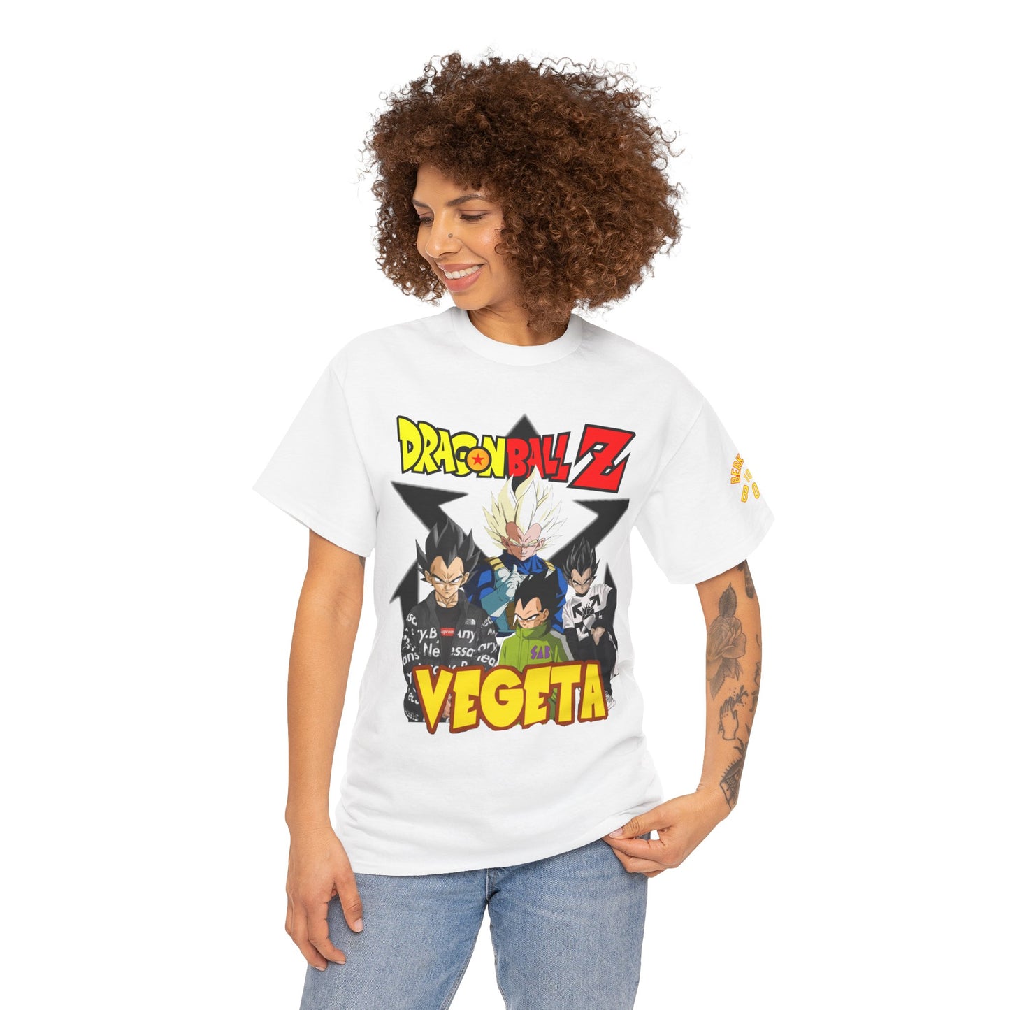 Dragon Ball Z Unisex Heavy Cotton Tee - Perfect for Gamers, Anime Lovers, Casual Outfits, Gifts, Streetwear