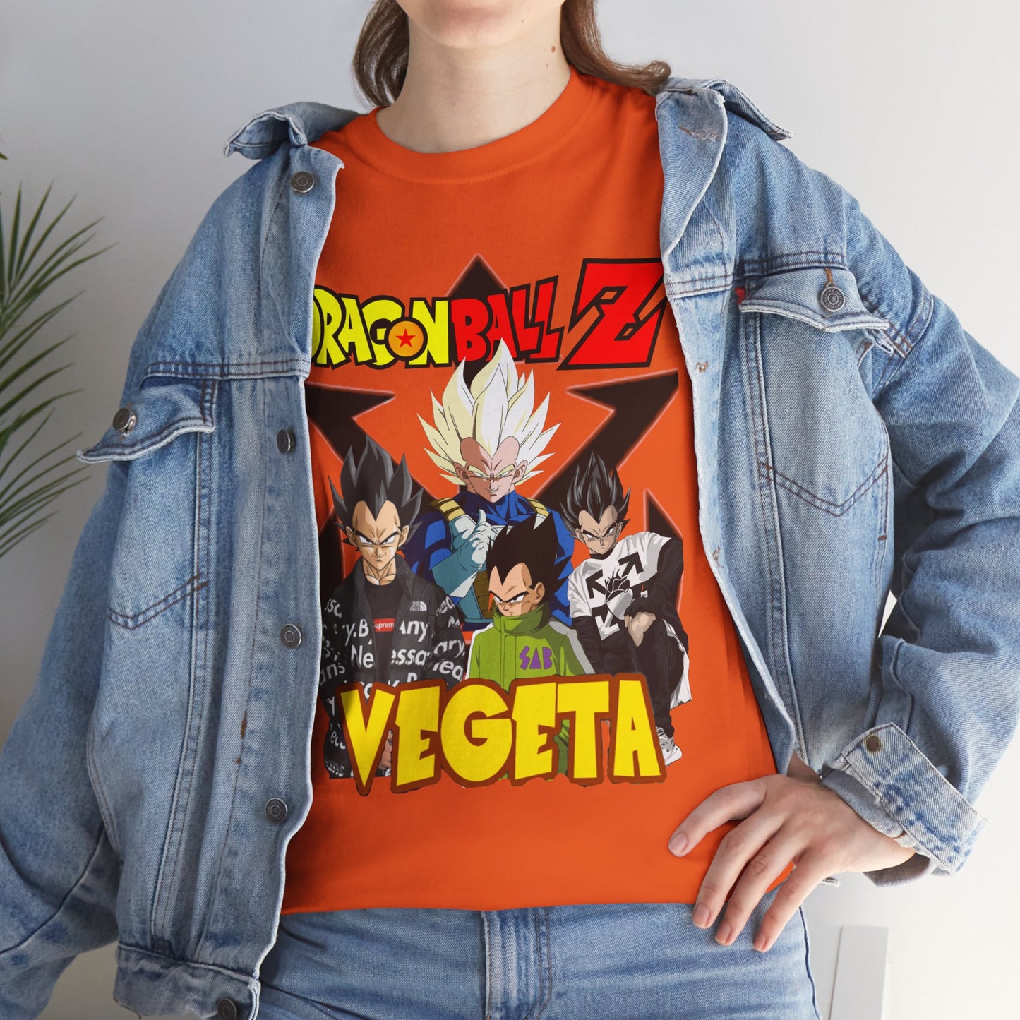 Dragon Ball Z Unisex Heavy Cotton Tee - Perfect for Gamers, Anime Lovers, Casual Outfits, Gifts, Streetwear