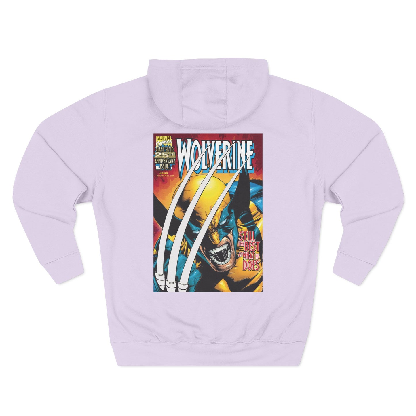 Wolverine Graphic Hoodie - Retro Comic-Inspired Fleece Sweatshirt