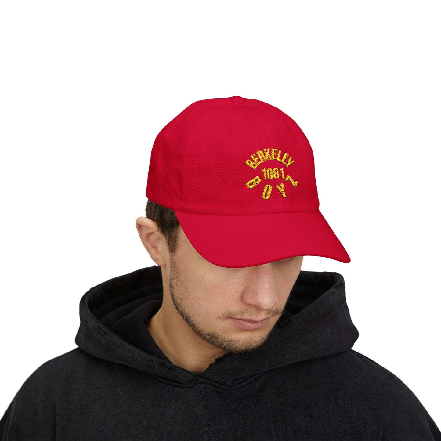 Stylish Embroidered Dad Cap - Berkeley Boy 1981, Casual Headwear, Gift for Dads, Summer Fashion, Outdoor Activities, Vintage Style