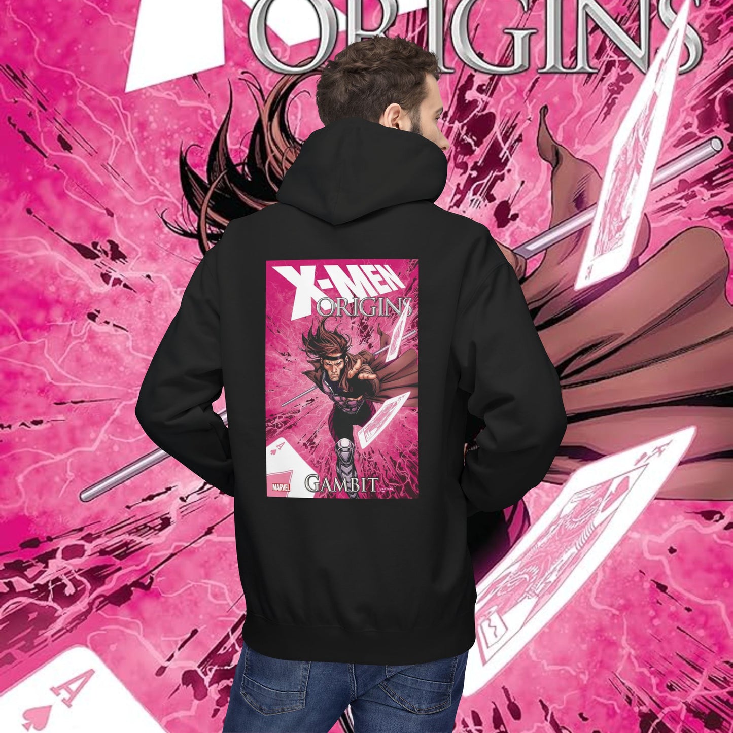 Copy of Comic-Inspired Fleece Hoodie, Graphic Sweatshirt for Casual Style, Manga Fan Apparel, Unique Gift for Her, Unisex Comic Hoodie