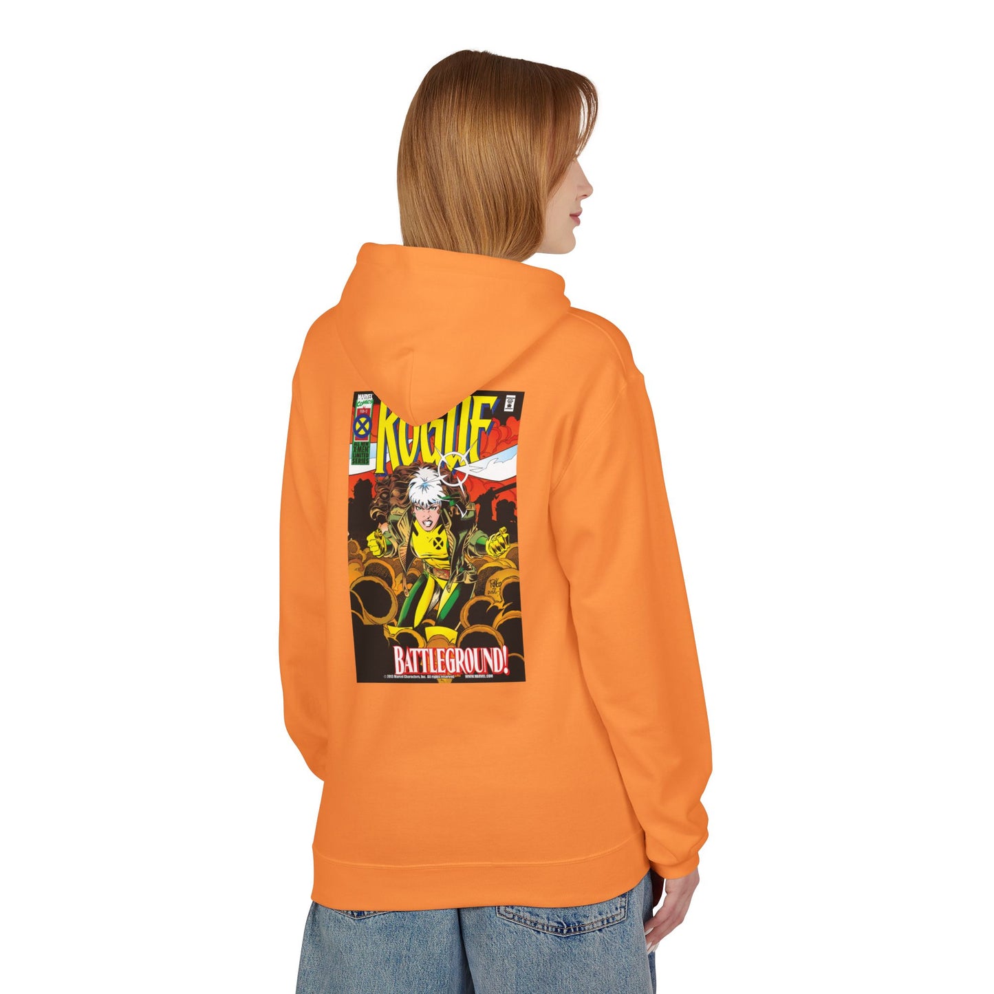 Comic-Inspired Fleece Hoodie, Graphic Sweatshirt for Casual Style, Manga Fan Apparel, Unique Gift for Her, Unisex Comic Hoodie