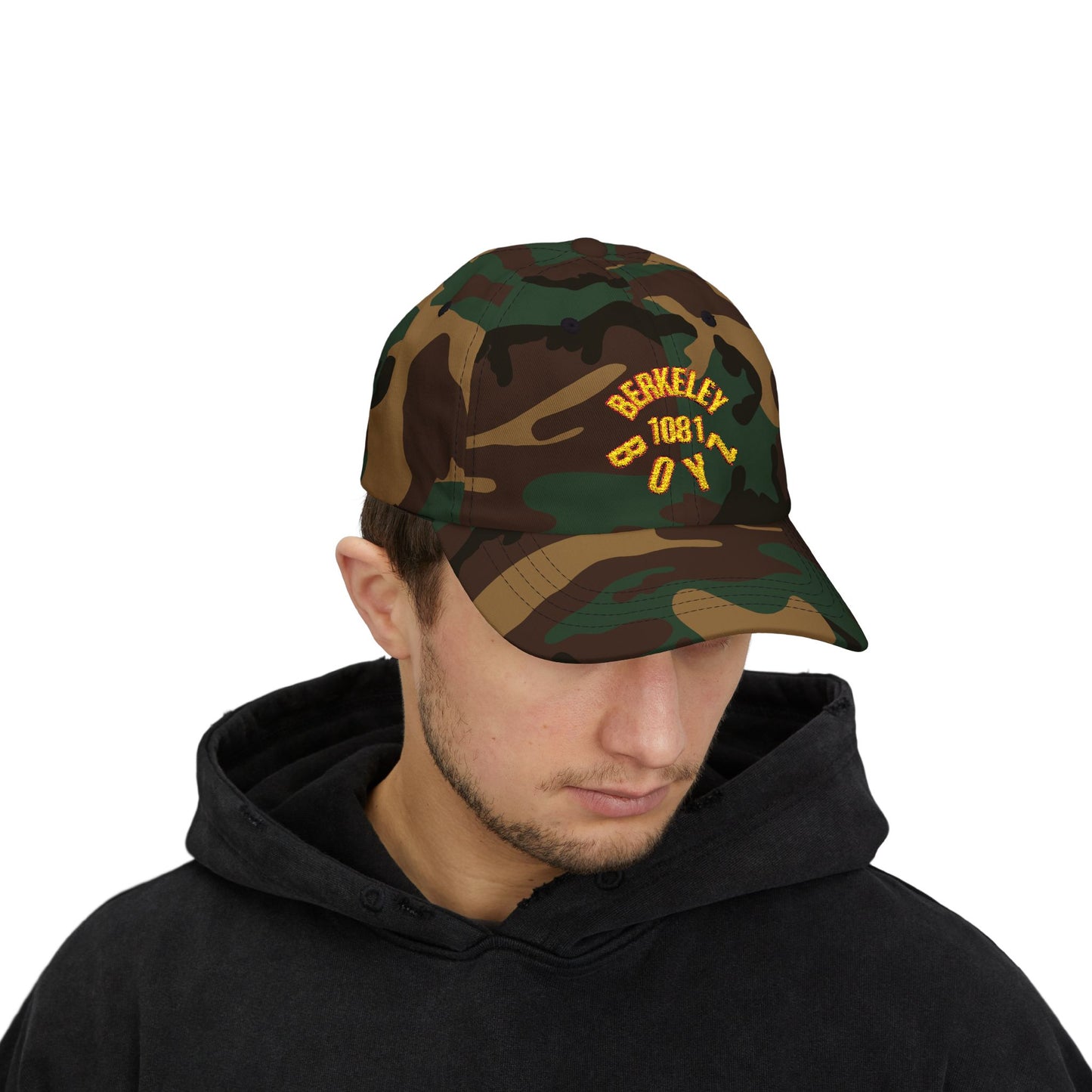 Stylish Embroidered Dad Cap - Berkeley Boy 1981, Casual Headwear, Gift for Dads, Summer Fashion, Outdoor Activities, Vintage Style