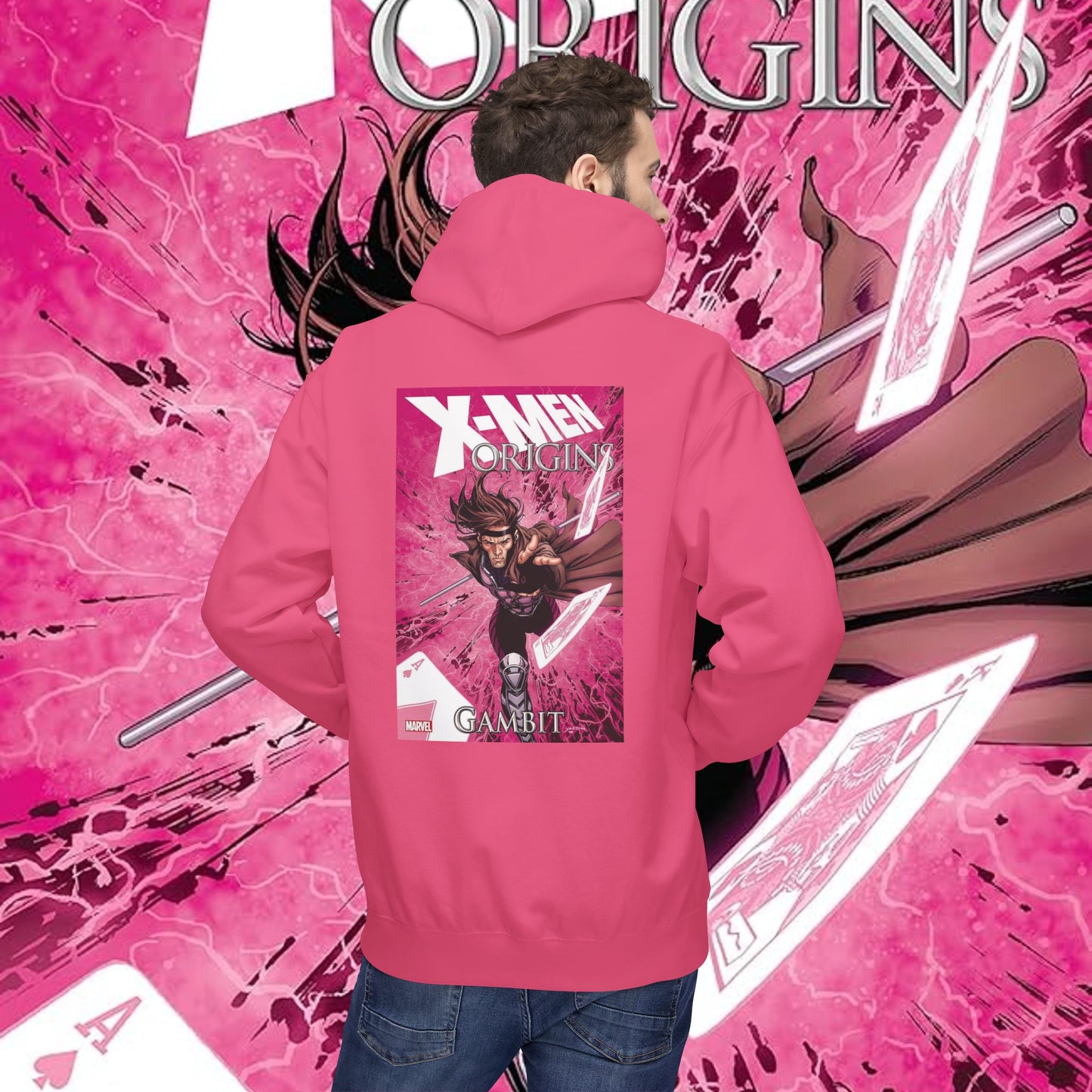 Copy of Comic-Inspired Fleece Hoodie, Graphic Sweatshirt for Casual Style, Manga Fan Apparel, Unique Gift for Her, Unisex Comic Hoodie