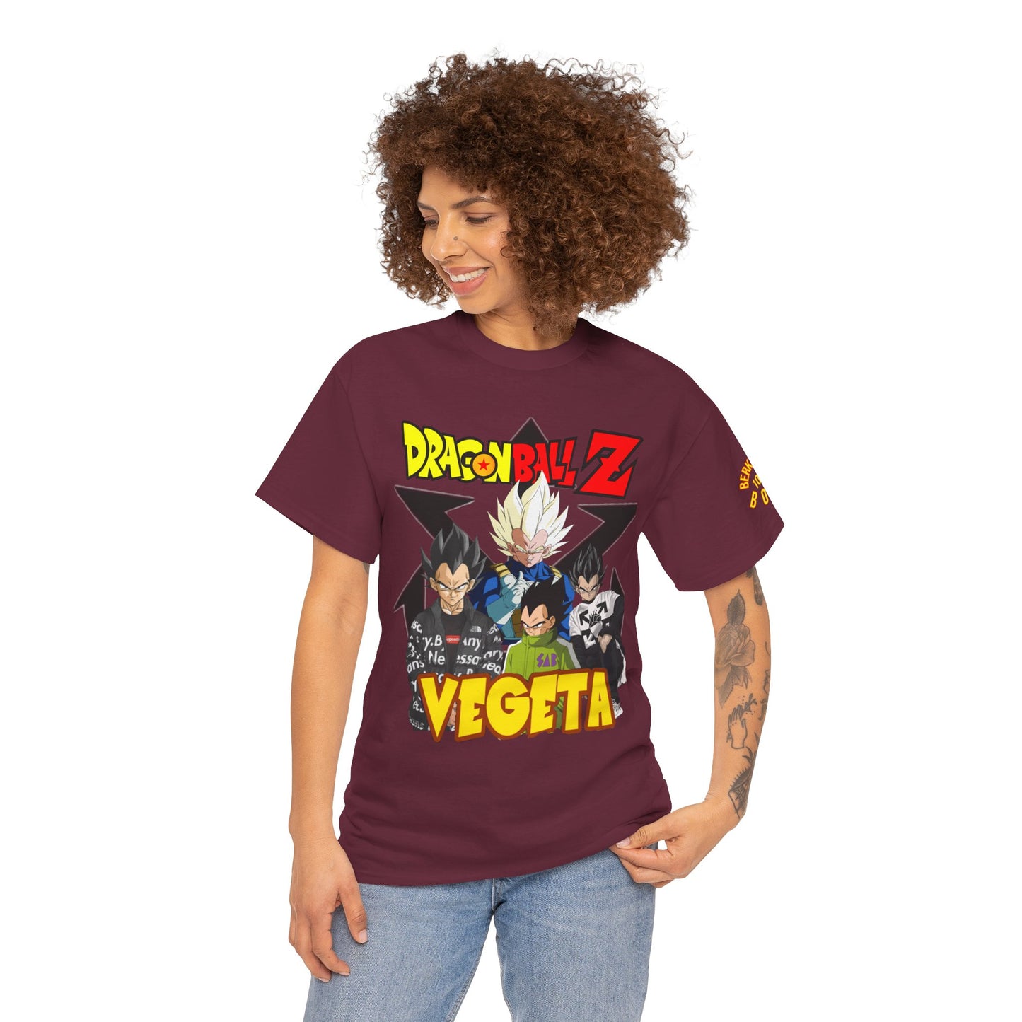 Dragon Ball Z Unisex Heavy Cotton Tee - Perfect for Gamers, Anime Lovers, Casual Outfits, Gifts, Streetwear