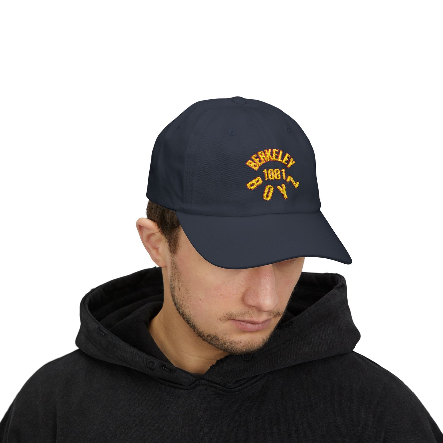 Stylish Embroidered Dad Cap - Berkeley Boy 1981, Casual Headwear, Gift for Dads, Summer Fashion, Outdoor Activities, Vintage Style