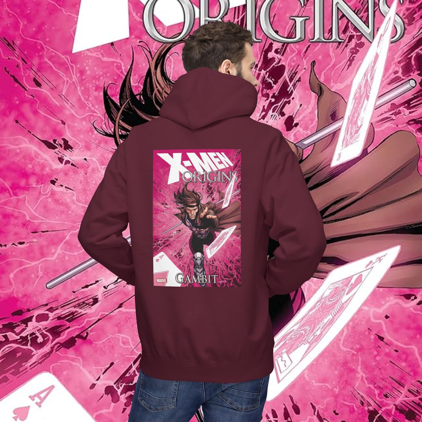 Copy of Comic-Inspired Fleece Hoodie, Graphic Sweatshirt for Casual Style, Manga Fan Apparel, Unique Gift for Her, Unisex Comic Hoodie