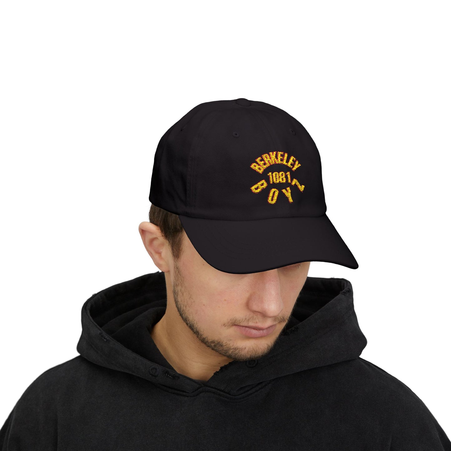 Stylish Embroidered Dad Cap - Berkeley Boy 1981, Casual Headwear, Gift for Dads, Summer Fashion, Outdoor Activities, Vintage Style