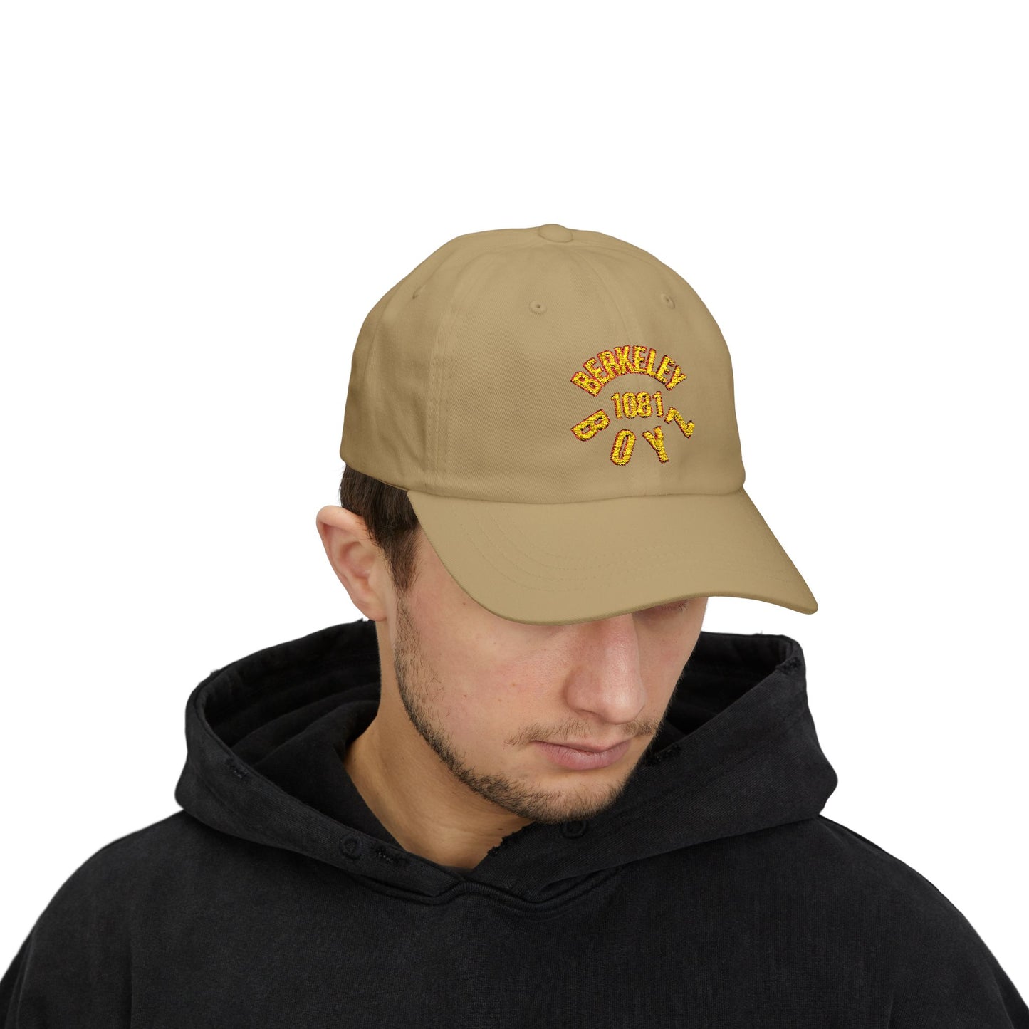 Stylish Embroidered Dad Cap - Berkeley Boy 1981, Casual Headwear, Gift for Dads, Summer Fashion, Outdoor Activities, Vintage Style