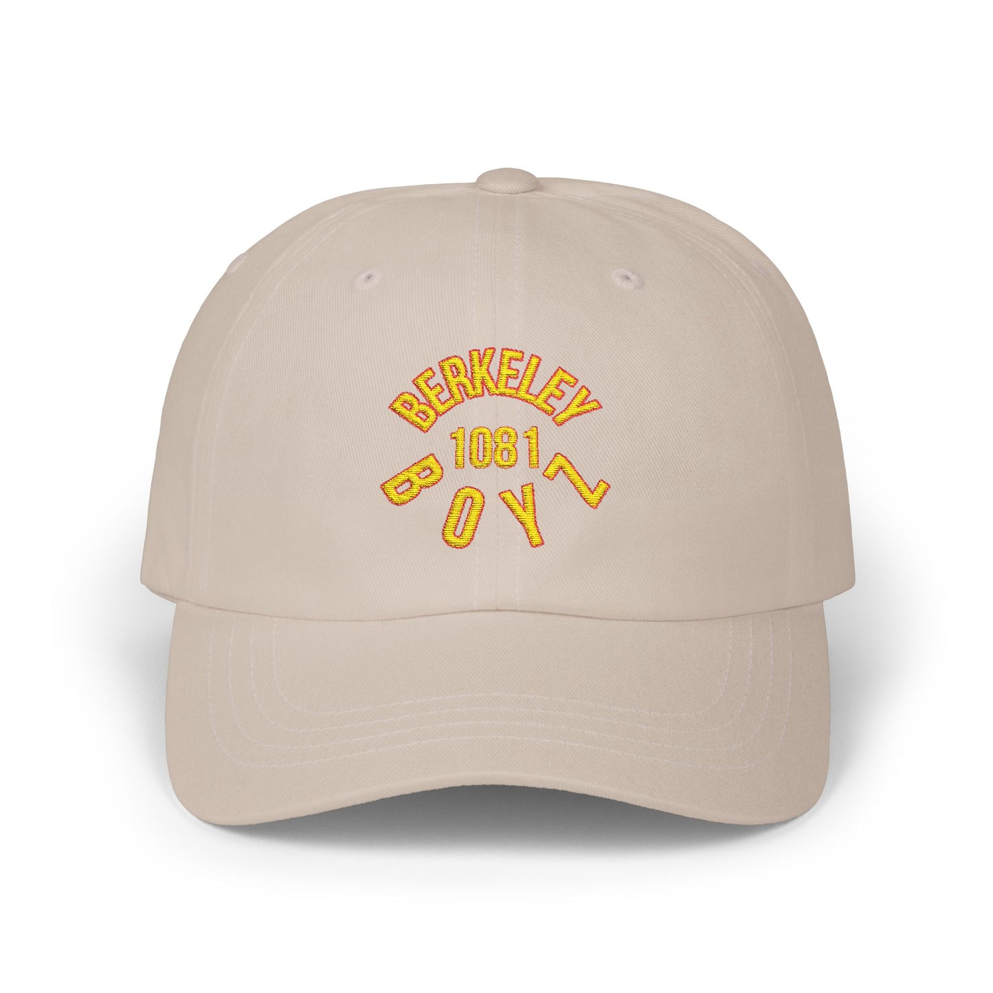 Stylish Embroidered Dad Cap - Berkeley Boy 1981, Casual Headwear, Gift for Dads, Summer Fashion, Outdoor Activities, Vintage Style