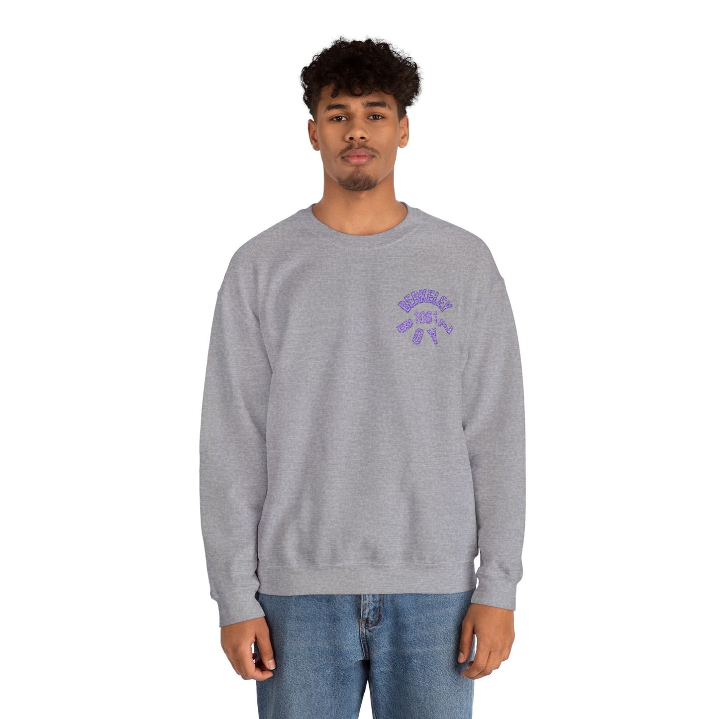 Berkeley Unisex Crewneck Sweatshirt - Casual Comfort, College Apparel, Everyday Wear, Gift for Students, Cozy Sweatshirt